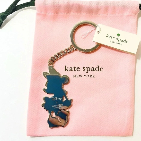 Kate Spade Minnie Mouse Keychain Bag Charm NWT - Picture 4 of 4